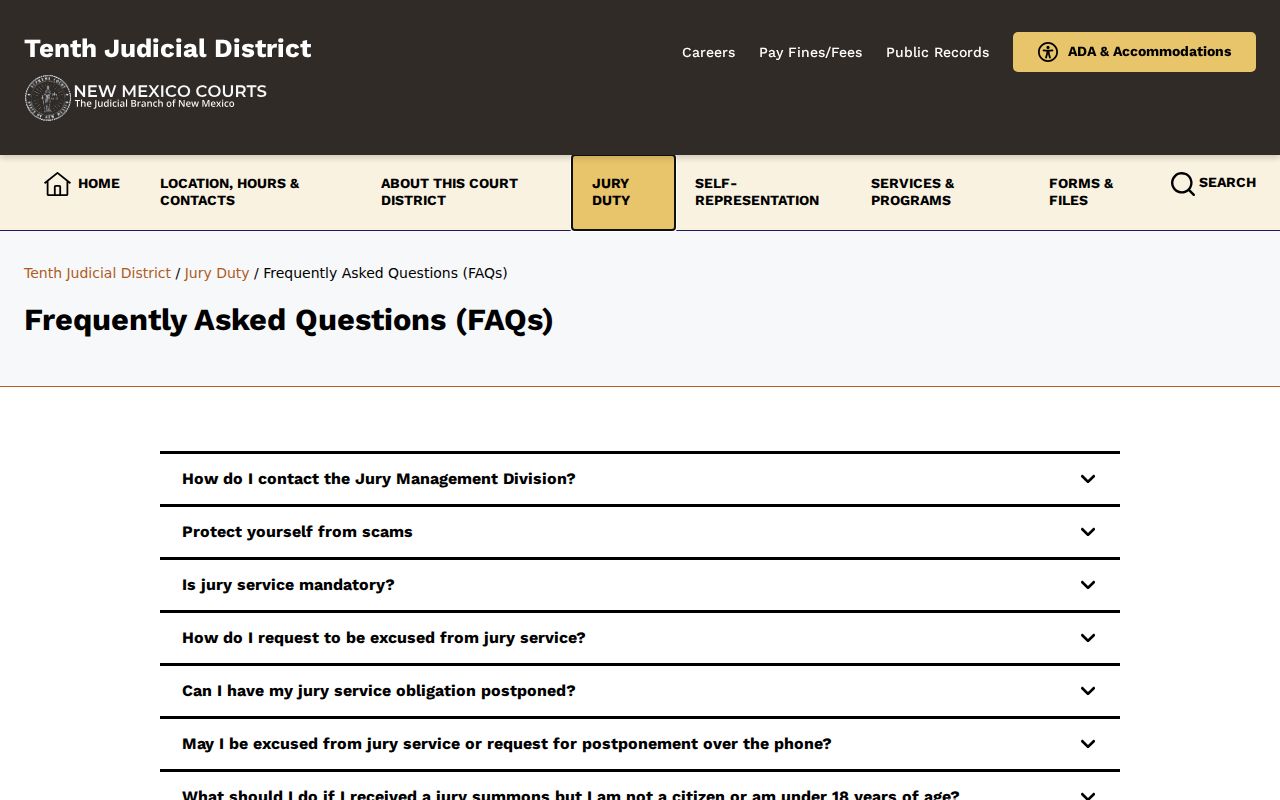 Harding County criminal court cases District Court location source