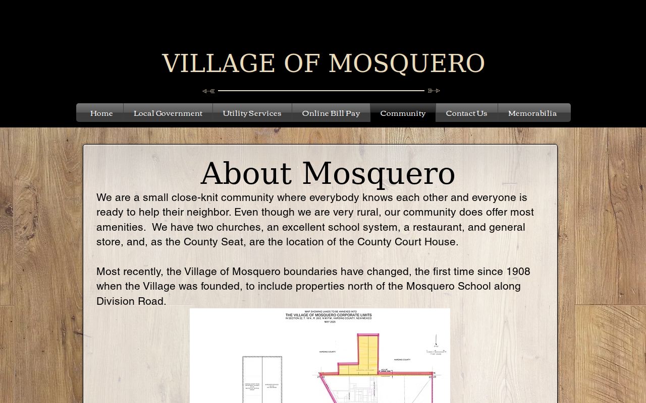 Mosquero criminal records at the Harding County courthouse source page